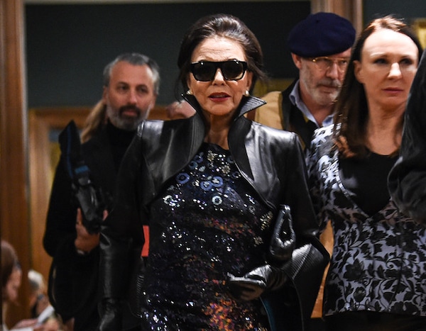 Joan Collins From See Every Celebrity At Fashion Week